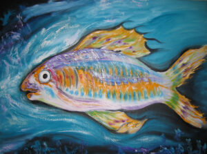 Das Feesh 30x40 inch Oil on Panel